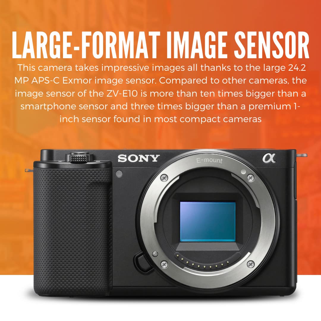 Amazon.com : Sony Alpha ZV-E10 APS-C Interchangeable Lens
